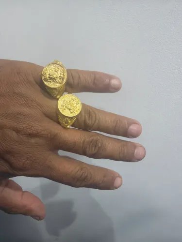 Anel dedeira moeda antiga