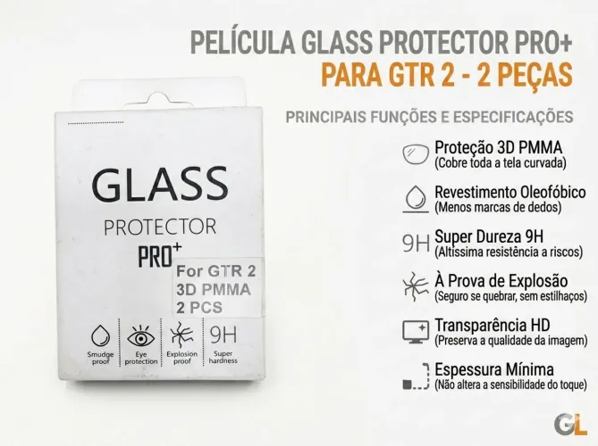 Película Gel Smartwatch AMAFIT GTR2 2Pcs