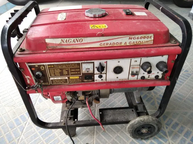 Gerador Nagano 5.5 kva gasolina 220 volts