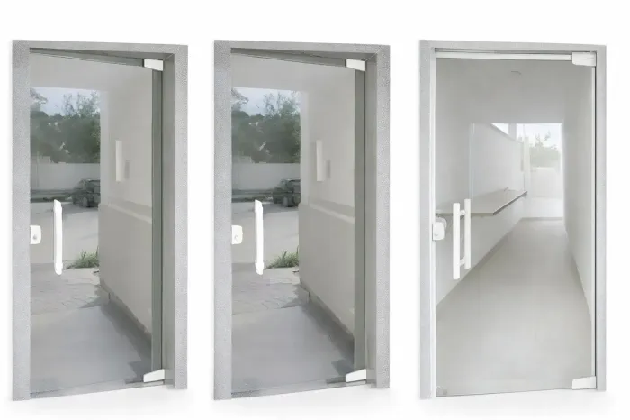 Porta vidro temperado 900mm largura x 2400mm altura
