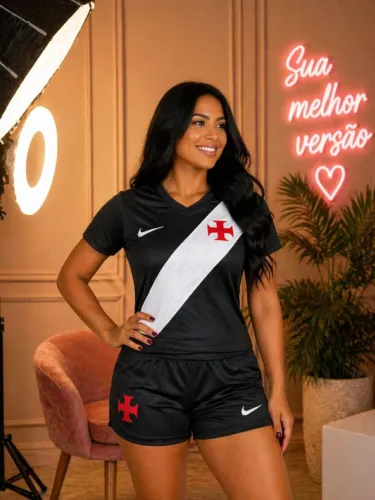 Camisa feminina do Vasco