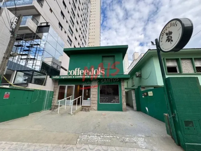 Sobrado comercial com 4 dormitórios para alugar, 324 m² - Aparecida - Santos/SP