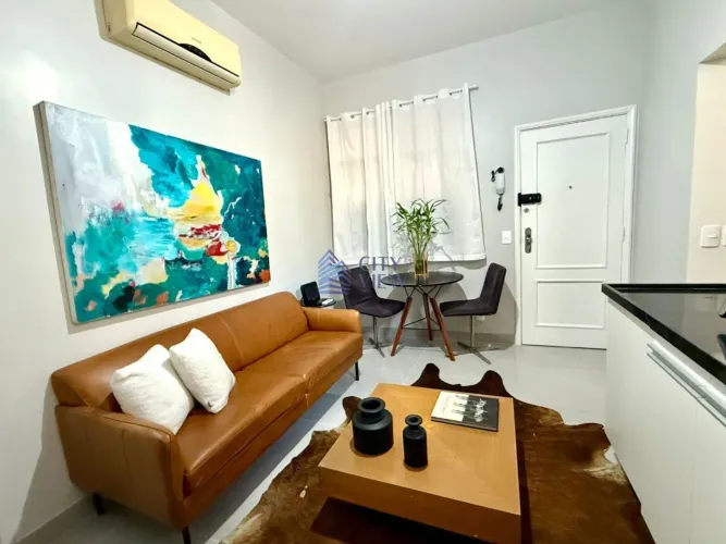 ALUGAMOS EXCELENTE APARTAMENTO MOBILIADO DE 52M² - COPACABANA