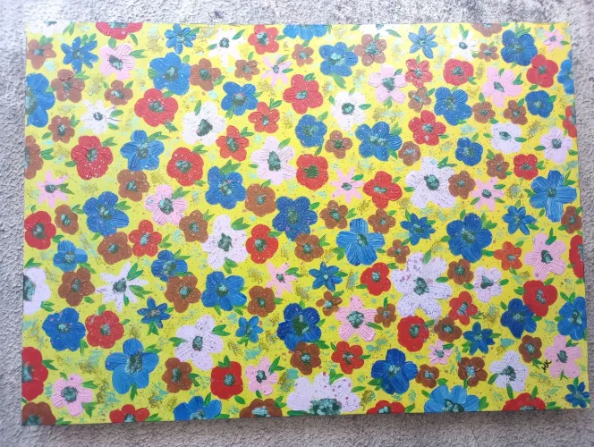 Pintura em acrílico - 70x50cm 