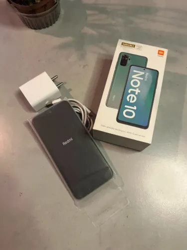 Redmi Note 10 64GB / 4GB +2 RAM - Aqua Green (Completo com Acessórios Originais)