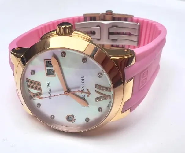 Relógio Ulysse Nardin Dourado Rosa