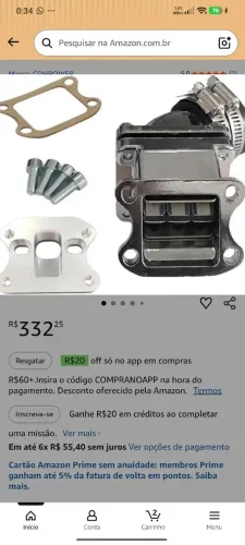 Torque de palheta