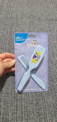Kit higiene antigo para bebês. 