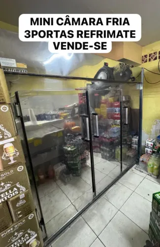 MINI CÂMARA FRIA 3 PORTAS REFRIMATE 