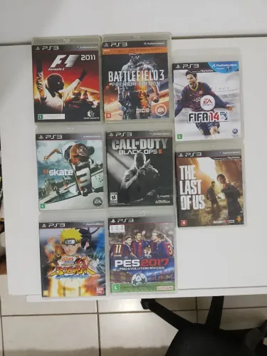 Lote 8 Jogos Playstation 3 - PS3
