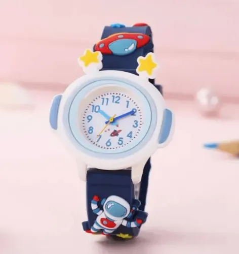 relógio infantil astronauta/azul. novo!