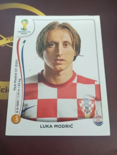Luka Modric figurinha Copa 2014