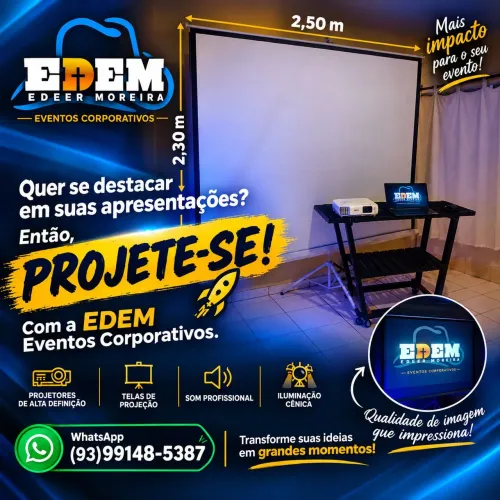 Aluguel de Som, Projetor, Iluminação EDEM Eventos Corporativos