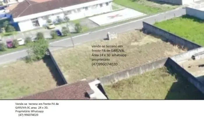 TERRERNO Á VENDA - Em Garuva/SC 