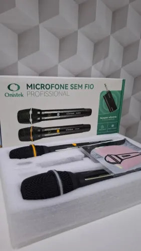 Microfone sem fio profissional 
