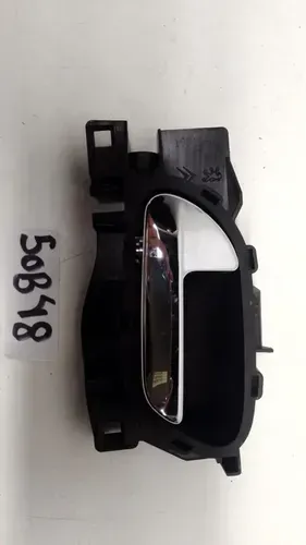 Maçaneta Interna Traseira Esquerda Peugeot 308 2013 Prateado
