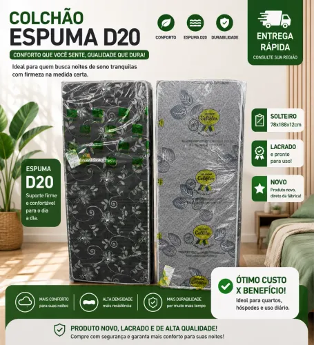 Colchão de Solteiro