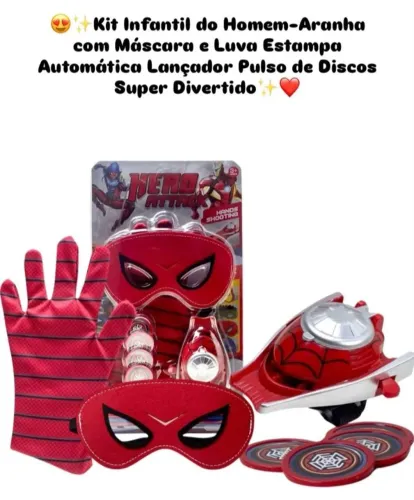 Kit homem aranha!!