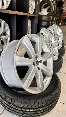 JOGO DE RODAS VOLCANO MODELO SPORTLINE ARO 18 - 4x100