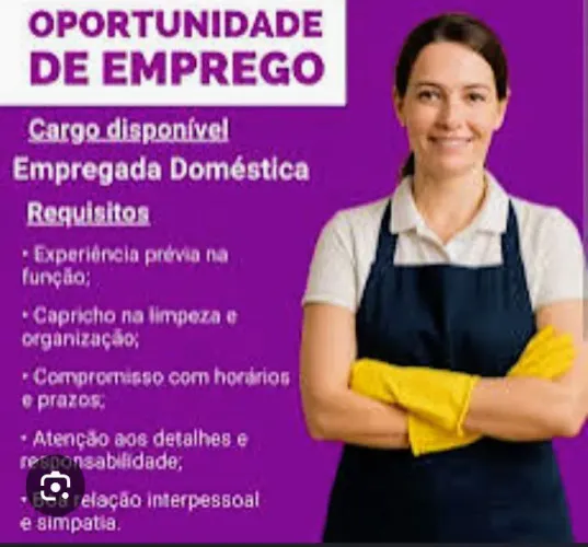 Oportunidade de trabalho. 