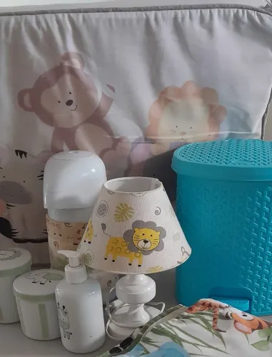 Kit para quarto de bebê safari
