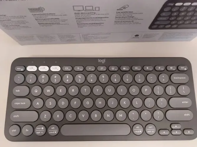 Teclado Sem Fio Logitech Pebble Keys 2 K380S (Na Garantia com NF)