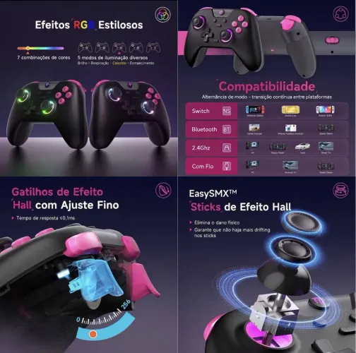 EasySMX controle anti-drift
