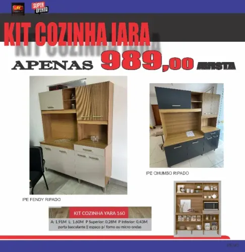 KIT COZINHA YARA 1,60M
