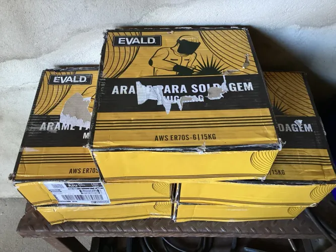Arame para Solda Mig 1,2MM Plástico 15 KG ER70S-6 EVALD