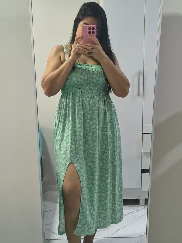 Vestido MIDI em viscolinho  NOVO