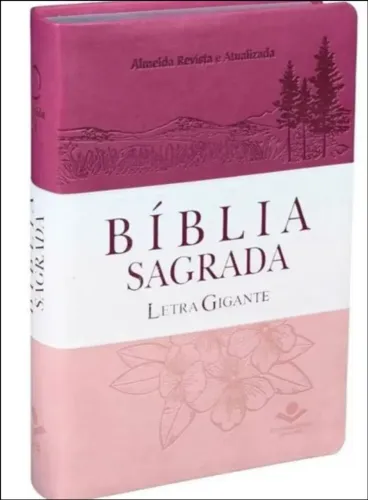 Bíblia Sagrada Letra Gigante Rosa SBB