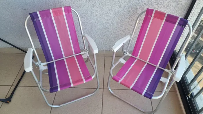 Kit Cadeira de Praia baixa