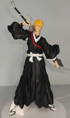 Action figure Ichigo Shikai Bleach linha Solid and Soul