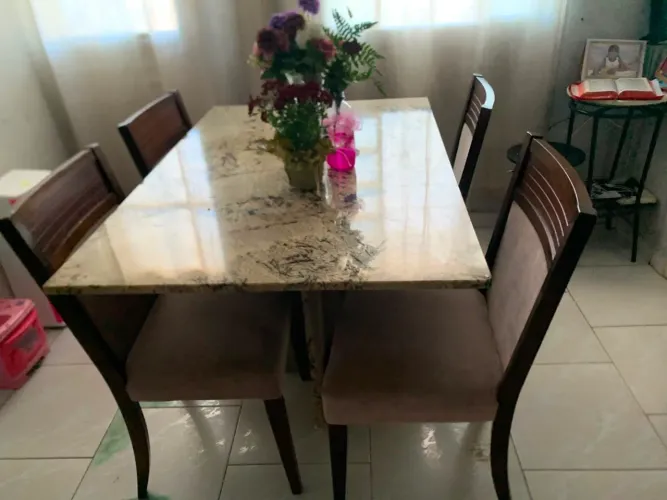 mesa de marmore