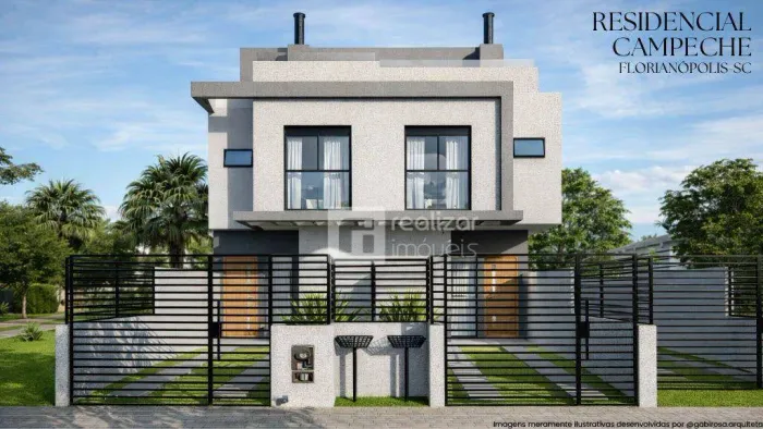 Casa com 2 dormitórios à venda, 135 m² por R$ 1.350.000,00 - Campeche - Florianópolis/SC