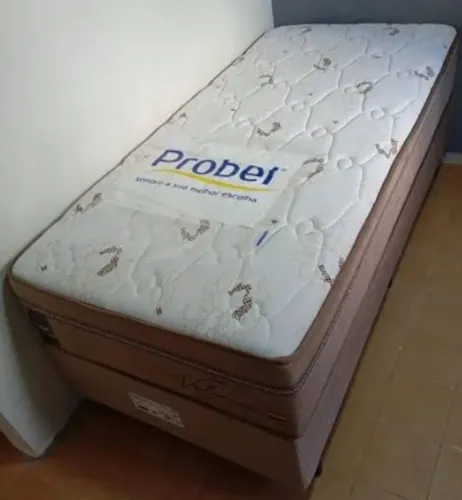 Cama box solteiro probel molas ensacadas 88x188