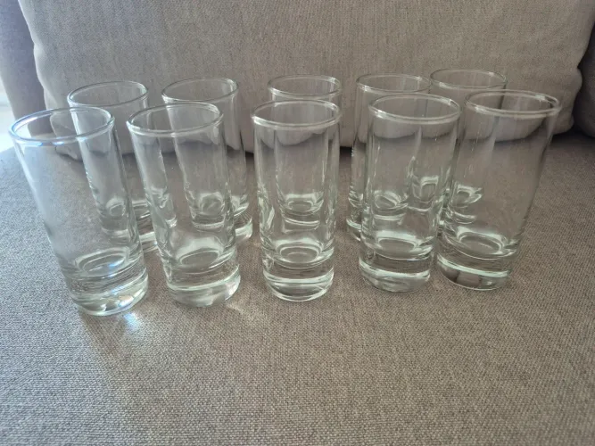 Jogo de copos vodka 10 unidades 50 ml