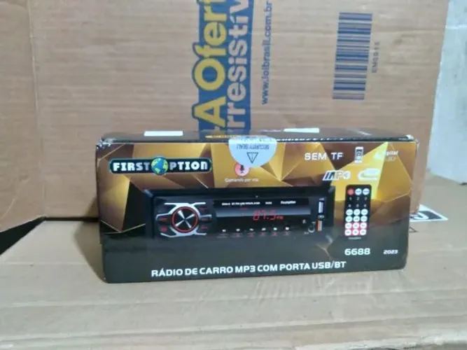 Rádio de Carro MP3 com Porta USB/BT. Novos first-ption 