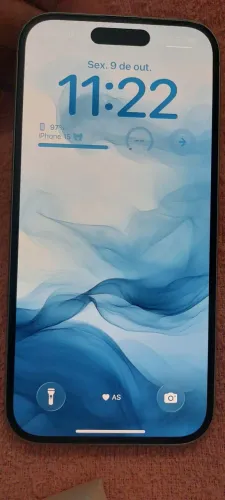 iPhone 15 128GB Azul ORIGINAL + NOTA FISCAL + CAIXA + 4 CAPINHAS