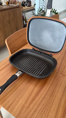 Panela Grill Dupla Hercules | Excelente Funcionamento