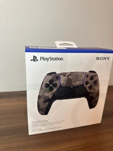 Controle Sony DualSense Original Camuflado (Chroma Indigo/Camouflage) PS5 Sem Fio - Novo