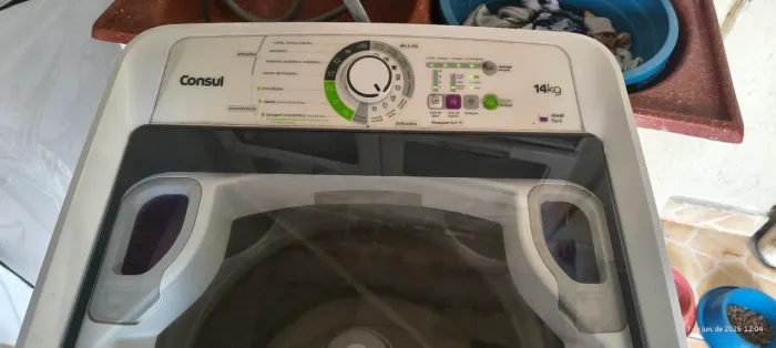 Máquina de lavar Consul 14kg com película de fabrica. Bem conservado