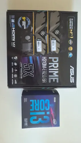Kit upgrade i3 9100f + h310m + 2x8gb ddr4 2600mhz xpg