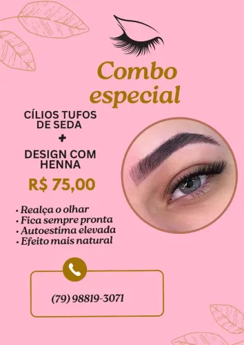 Cílios & design com henna