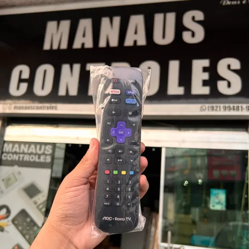 Controle Aoc Roku Tv Smart Original ( Promoção )