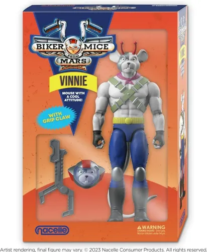 Boneco Articulado Nacelle Biker Mice from Mars / Esquadrão Marte - Vinnie