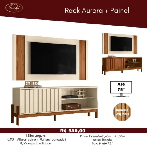 Rack Aurora + Painel, a pronta entrega 