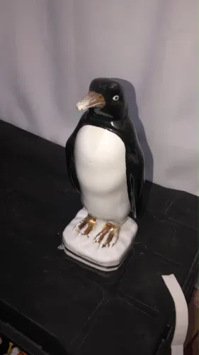 Pinguim de Geladeira Antigo Original Porcelana Casa Vieira Rio