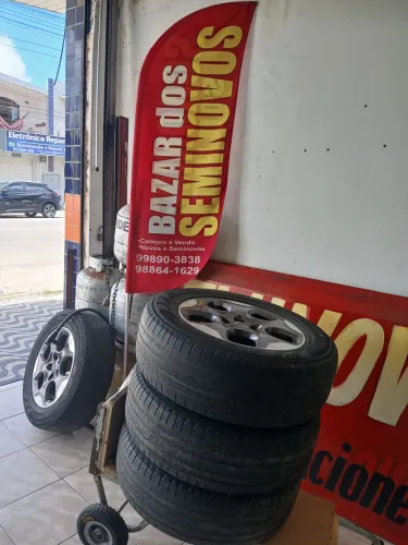 Rodas com pneus  meia vida  Tb da na toro 