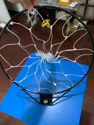 Aro de basquete com rede semi profissional 8mm 35cm diametro